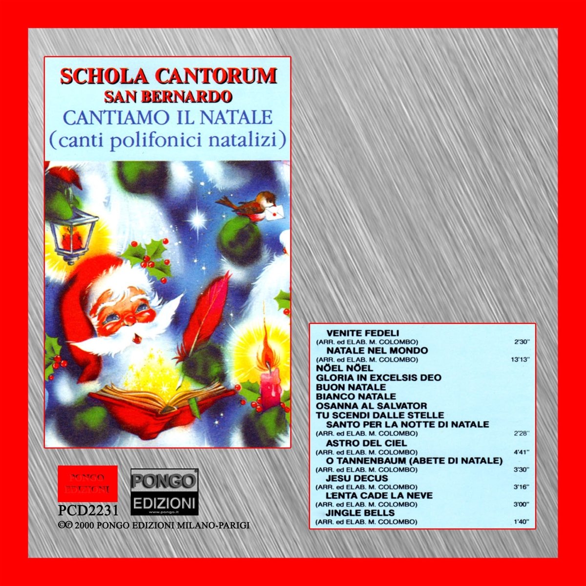 Cantiamo Il Natale Canti Polifonici Natalizi Lbum De Schola