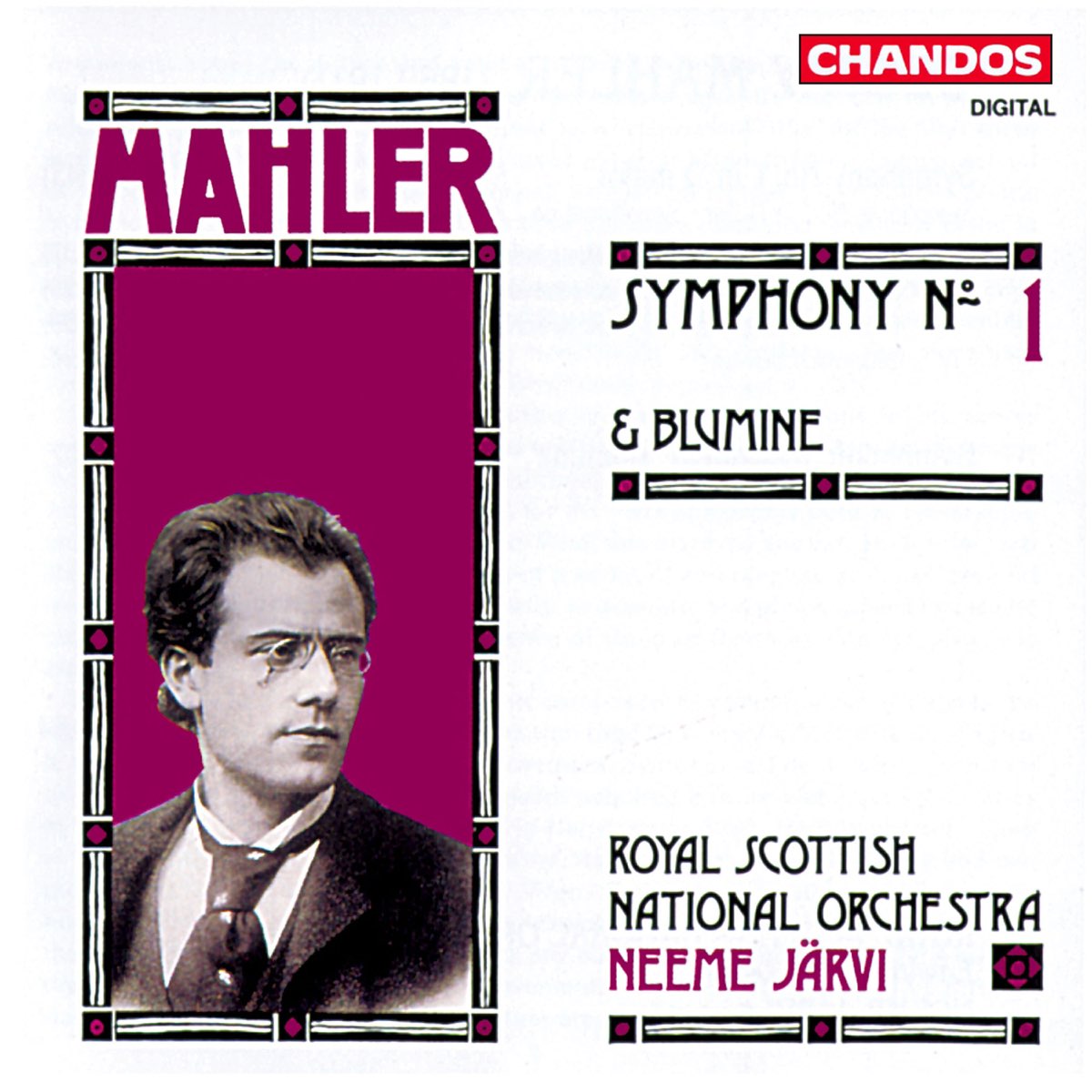 Mahler Symphony No Blumine By Neeme J Rvi Royal Scottish