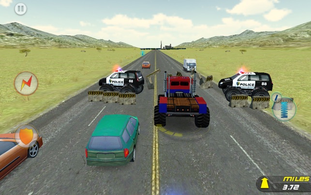 ‎Crazy Monster Truck Escape Screenshot