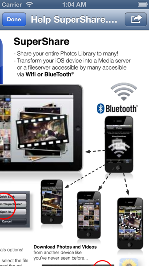‎SuperShare Screenshot