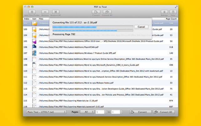 ‎PDF to Text : Batch Extract Text from PDF files Screenshot
