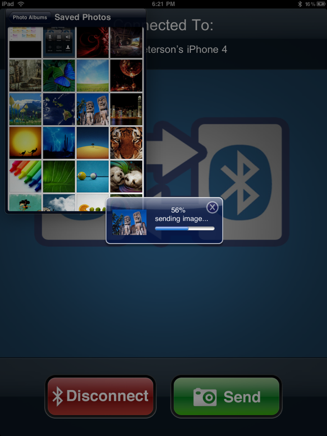 ‎Bluetooth Photo Share Screenshot