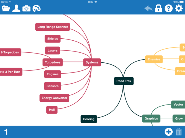 ‎Fluent Mind Map Screenshot