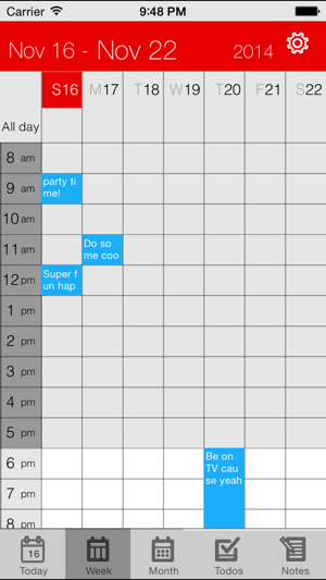 ‎Parker Planner Classic (old version) Screenshot