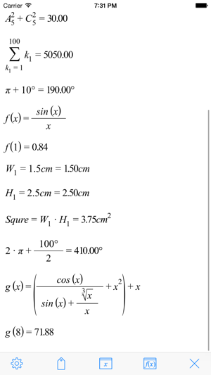 ‎Formula Calc - Reimagined the Calculator Screenshot