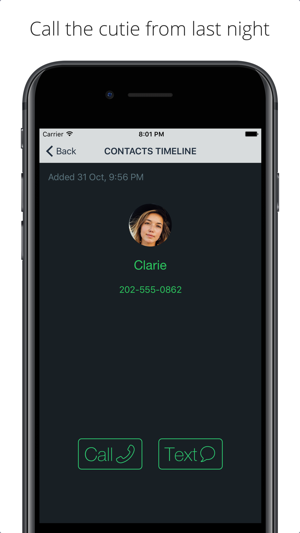 ‎Contacts Timeline Screenshot