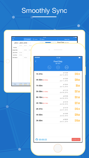 ‎Hours Keeper Pro - Timesheet, Tracking & Billing Screenshot