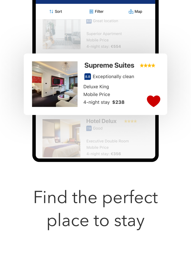 ‎Booking.com: Hotels & Travel תמונות מסך
