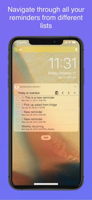 ‎Reminders Widget Screenshot