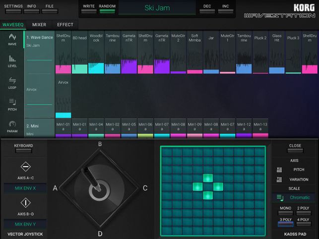 ‎KORG iWAVESTATION Screenshot