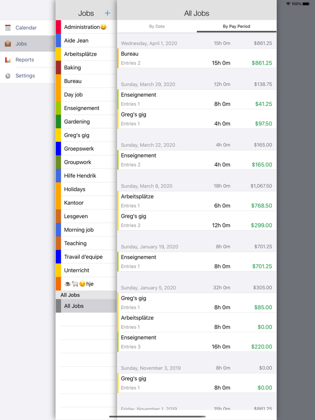 ‎Salarybook - Time Tracker Screenshot