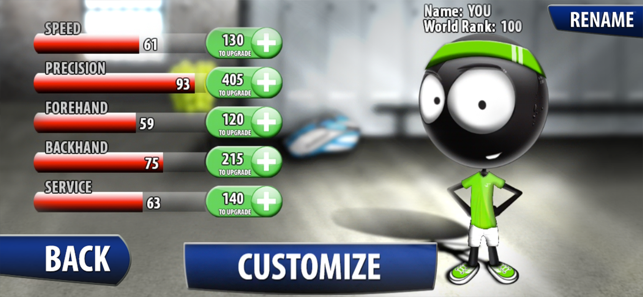 ‎Stickman Tennis - Career Screenshot