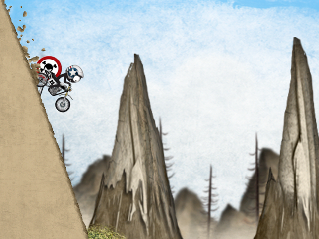 ‎Stickman Downhill - Motocross Screenshot