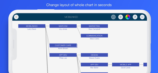 ‎Organization Chart Management Screenshot