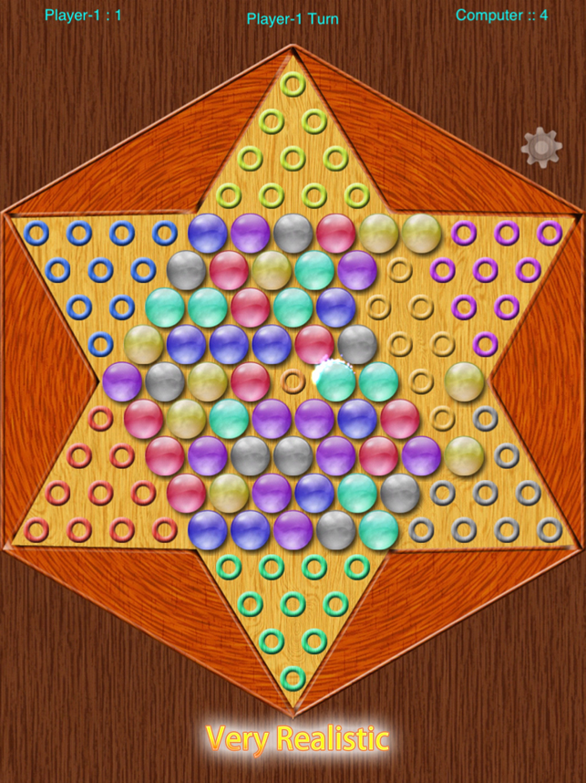 ‎Realistic Chinese Checkers Screenshot