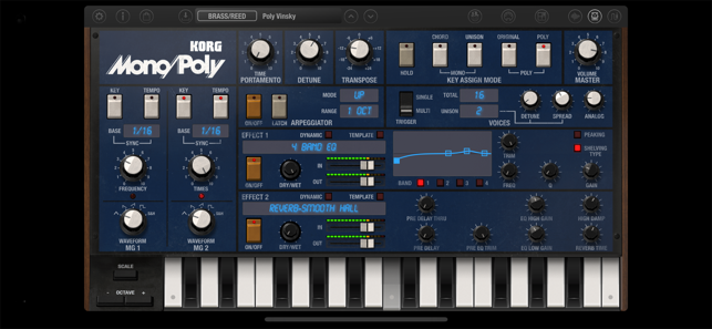 ‎KORG iMono/Poly スクリーンショット