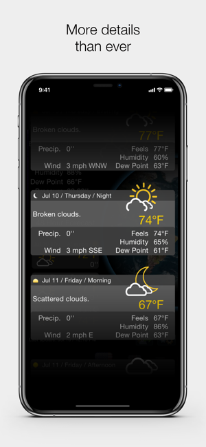 ‎Real Weather Forecast Screenshot
