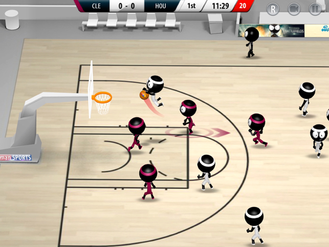 ‎Stickman Basketball 2017 Screenshot