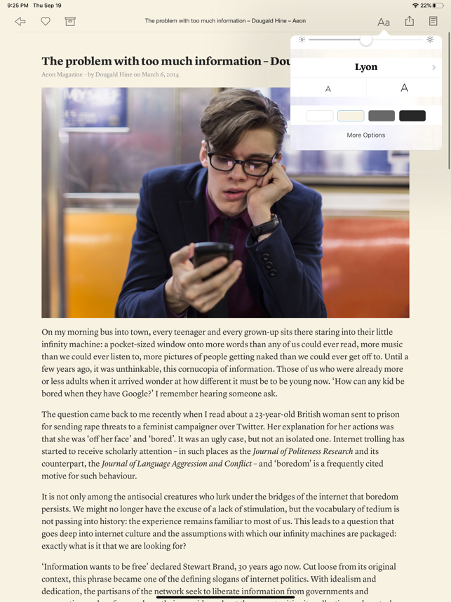 ‎Instapaper Screenshot