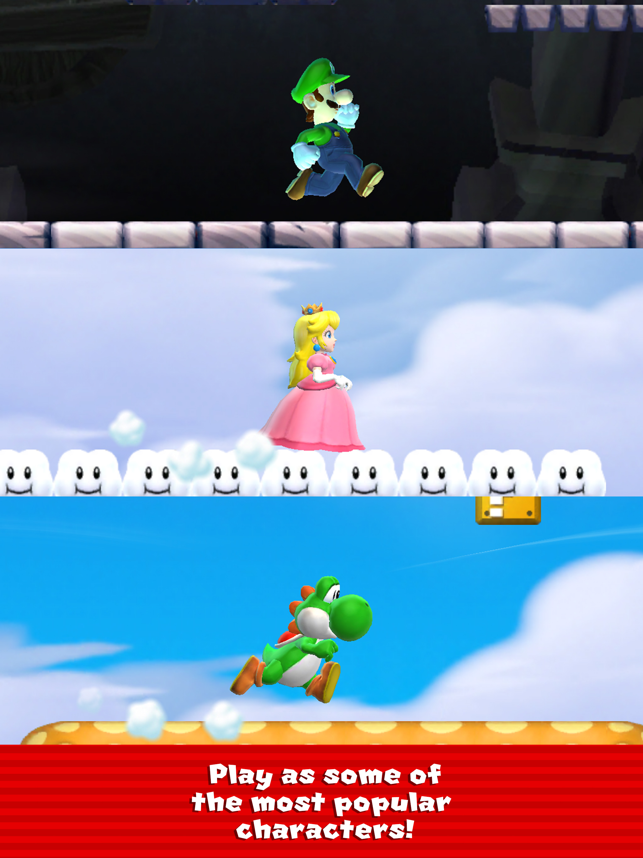 ‎Super Mario Run תמונות מסך