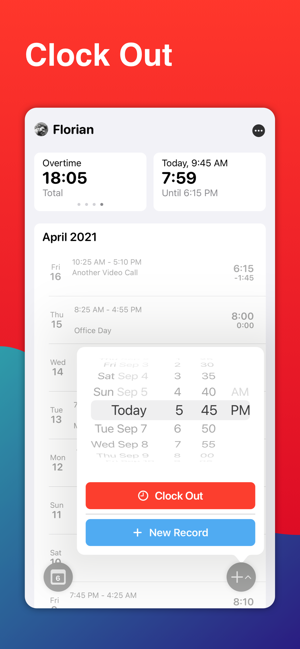 ‎WorkTimes - Hours Tracker Screenshot