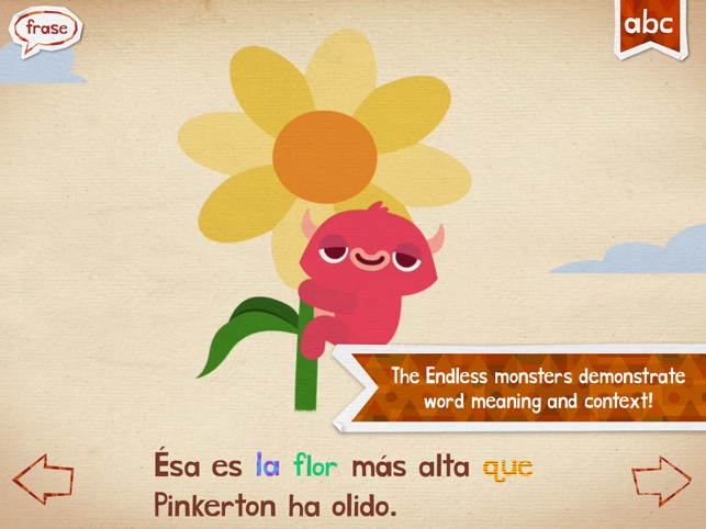 ‎Endless Spanish for Schools Screenshot