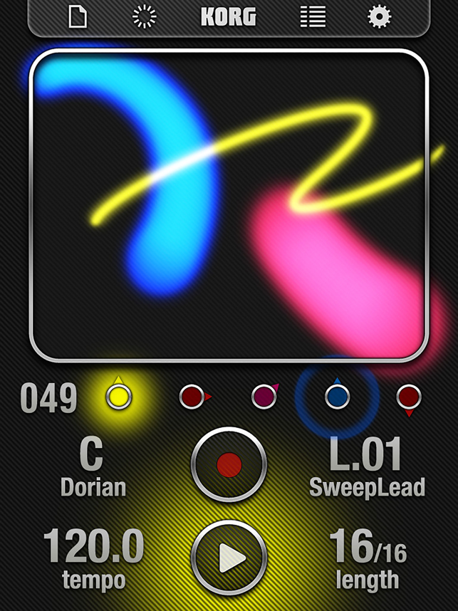 ‎KORG iKaossilator Screenshot