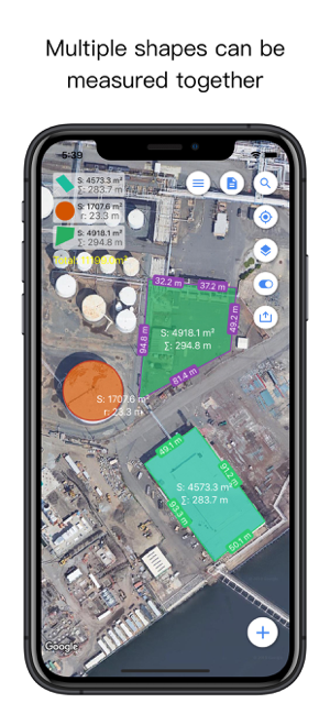 ‎Planimeter Pro for map measure Screenshot