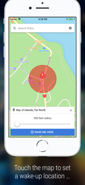 ‎WakeMeHere Screenshot