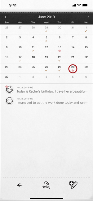 ‎My Wonderful Days Journal Screenshot