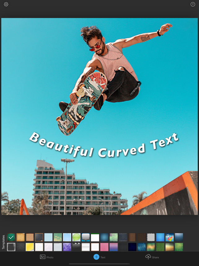 ‎Curved Text Screenshot