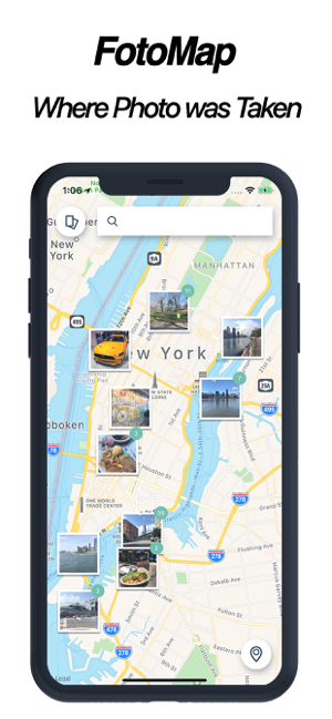 ‎相冊地圖 - 找到照片的足跡 Screenshot