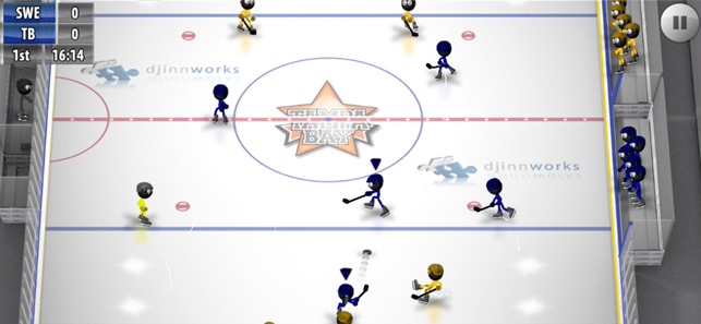 ‎Stickman Ice Hockey Screenshot