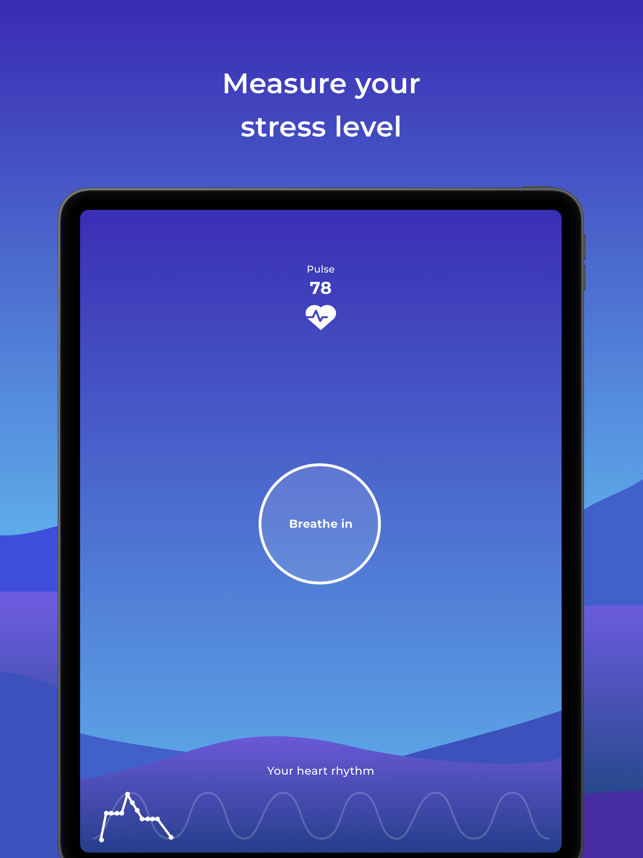 ‎Stress Guide: HRV & Meditation Screenshot