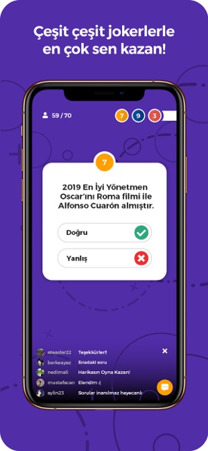 ‎Oyna Kazan - Bilgi Yarışması Screenshot
