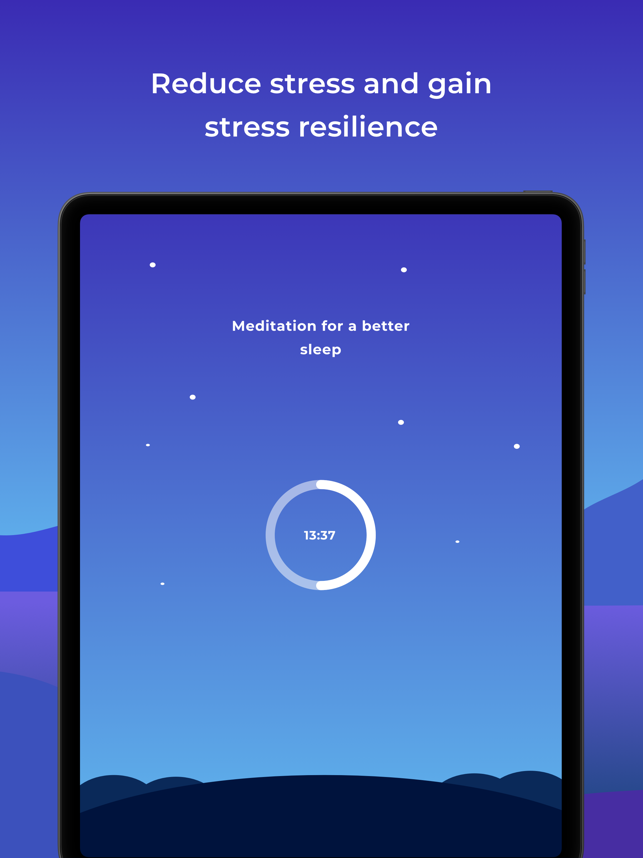 ‎Stress Guide: HRV & Meditation Screenshot