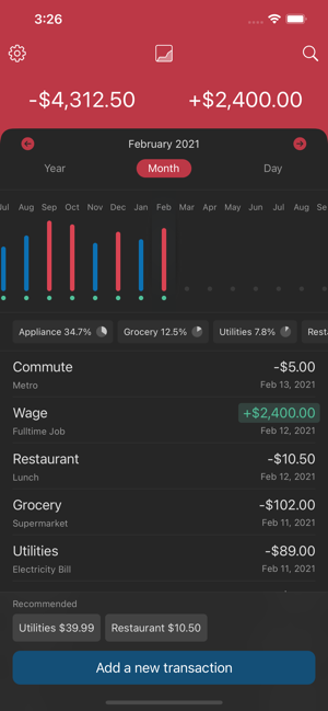 ‎Coins - Personal account book Screenshot