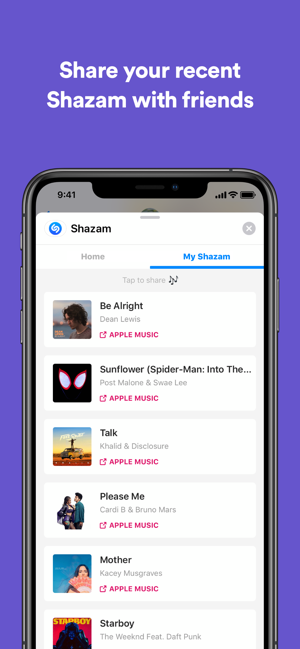 ‎Shazam: Find Music & Concerts Screenshot