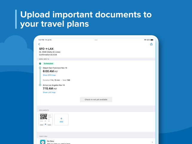 ‎TripIt: Travel Planner Screenshot