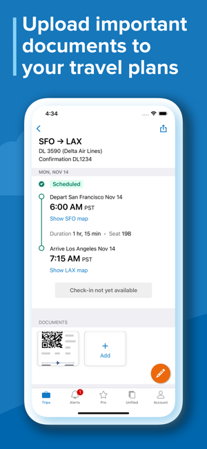 ‎TripIt: Travel Planner Screenshot