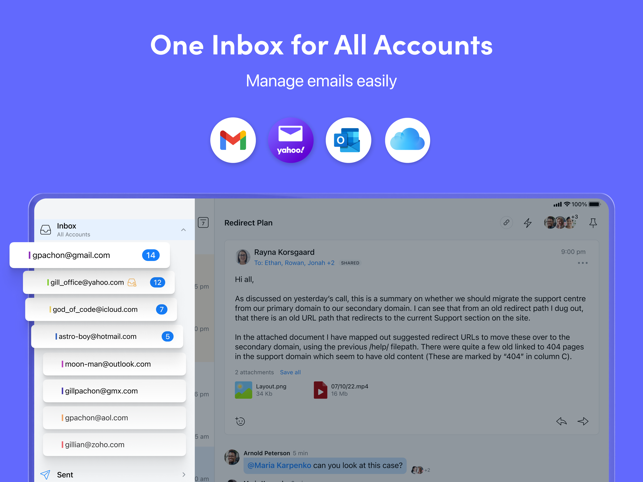 ‎Spark Mail + AI: Email Inbox Screenshot