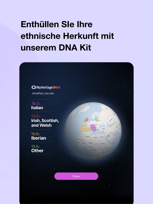 ‎MyHeritage: Stammbaum & DNA Screenshot