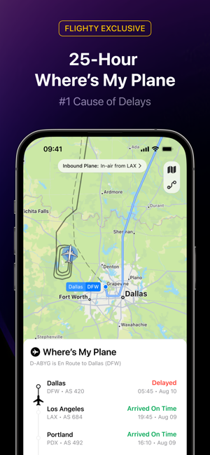 ‎Flighty – Live Flight Tracker תמונות מסך