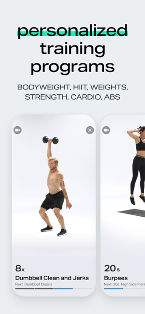 ‎Freeletics Personal AI Trainer Screenshot