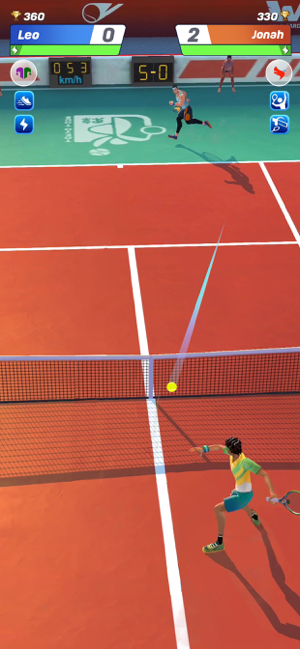 ‎Tennis Clash：Sports Stars Game תמונות מסך