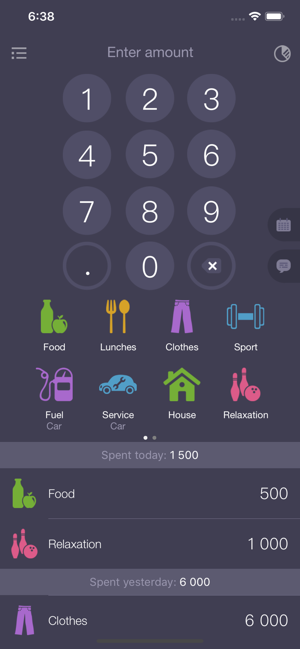 ‎Expenses OK - expenses tracker Screenshot