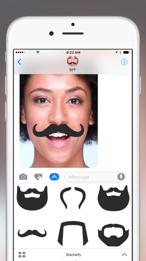 ‎Stacheify - Mustache face app Screenshot
