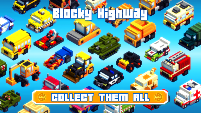 ‎Blocky Highway Screenshot