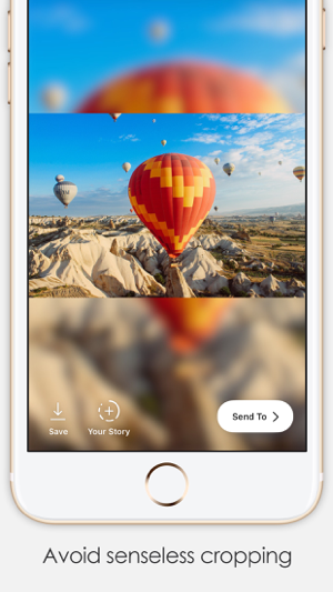 ‎Resize for Story - No Crop Screenshot