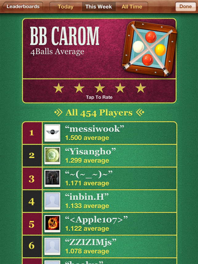 ‎BB Carom Billiard Screenshot